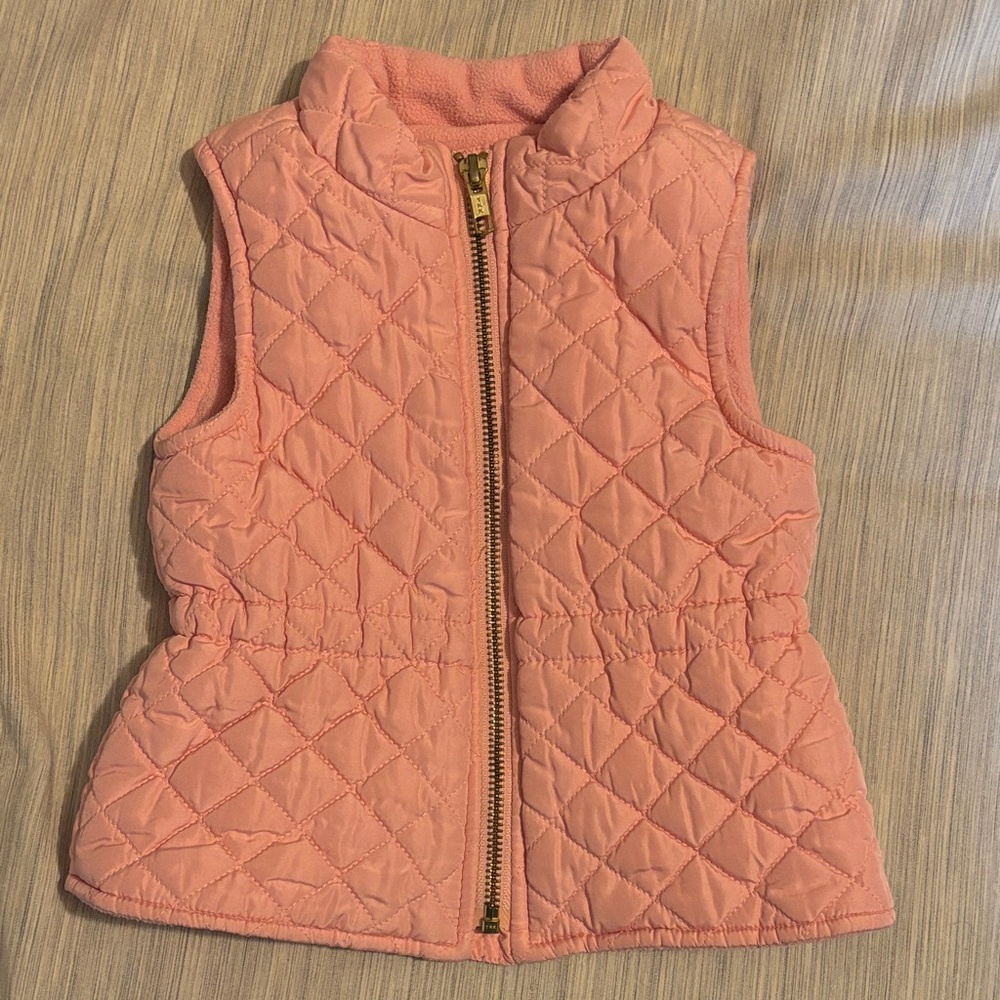 Pink Quilted Vest | 18-25mo